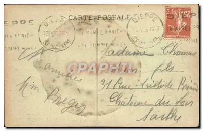 डीप - मृतों के स्मारक (1914-1918) — एल. विल्डियर, प्रकाशक, डीप — पीछे