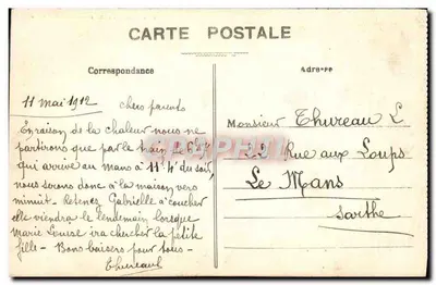 Olivet — El Loiret aguas arriba del puente — Editor: República Francesa — Reverso