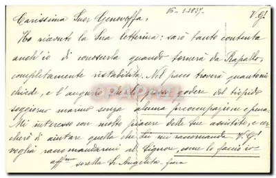 Villa Barone Gamba - 'Casa Madre C. Daghero' per aspiranti missionari - Arignano (Torino) - 14-5-1926 — Verso