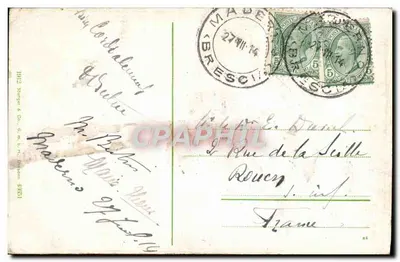 Maderno - Piazza Vittorio Emanuele — wydawca Stinger & Co. nr 4921 — Rewers