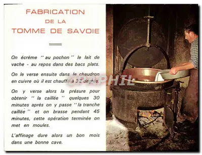 Fabricação da Tomme de Savoie — Editor: As Fotografias de G. Rossat-Mignod, Annecy