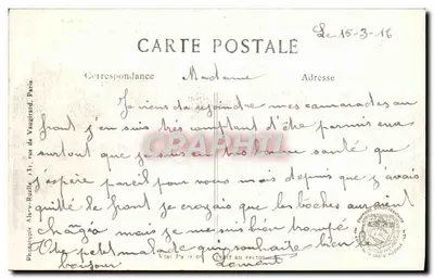 Furnes — Samochody karabinowe przed siedzibą króla Alberta — Wydawnictwo Arts Duchastelle - Dunkerque — Rewers