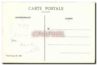 A igreja de Limey após o bombardeio — A Guerra na Lorena — Gerdolle e Briquet, Toul — Verso
