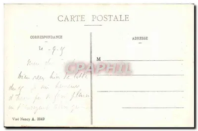 Tombas de Soldados diante da Igreja de Flirey — A Guerra na Lorena — Gerdolle e Briquet, Toul — Verso