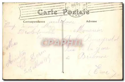 Artillerie lourde de campagne (155 C.T.R.) — Disposition de combat — ND. Phot 86 — Verso