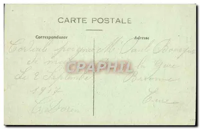 La Grange — Igreja — Editor: Edições Léon Lefebvre, n° 635 — Verso