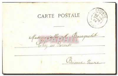 Vendedor de Buis — Fototipia A. Bergeret & Cie, Nançay — Verso