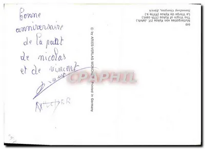 A Virgem de Kyklos (século XVII) — Ícone by ARIES-VERLAG MÜNCHEN, n° 649 — Verso