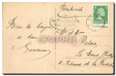 Erfurt — Städtische Oberrealschule — editor desconhecido — Verso