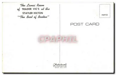 Pokój Lanai — Trader Vic's w Statler Hilton — Plastichrome — Rewers