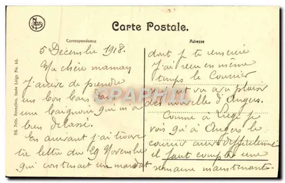 Liège — Uniwersytet i statua Andrzeja Dumonta — N. Leus, seria nr 85 — Rewers