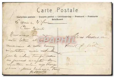 Porta da Felicidade — trevo de quatro folhas e retratos de crianças — editor AK, n° 2049 — Verso