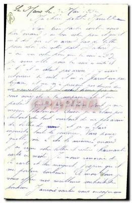Bouquet de muguet — Porte-Bonheur — Éditeur G. Ellies, n° 147 — Verso