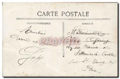 Portrait d'homme — Anniversaire — éditeur PARIS, n° 341 — Verso
