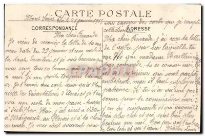 Arras — Het ziekenhuis St-Jean na de bombardement — Édit Charles Leduc N° 49 — Achterkant