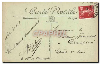 Święto Zwycięstwa, 14 lipca 1919 — Marszałkowie Joffre i Foch — LL — Rewers