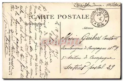 नोमेनी — 1914-1915 के युद्ध के बाद दुखद स्थिति — ई. ला डेले, इम्प्रेसरी एडिट्स, पेरिस — पीछे