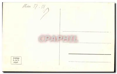 Alger - O Túmulo de Sidi Abderhaman — editor L. & Y. Alger, n° 61 — Verso