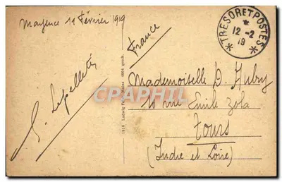 Mainz — Wiesbadener Bahnhof z ulicą Kaiser Wilhelm-Ring — wydawca nie widoczny — Rewers