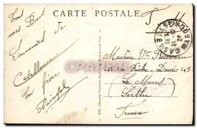 Casablanca — Avenida da Liberdade e o Teatro Municipal — Livraria Papelaria Arédits — Verso