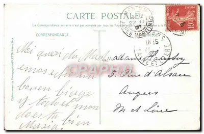 Monte-Carlo — Een Hoekje van de Tuinen van het Casino — Uitgave Giletta, fot., Nizza. — Achterkant
