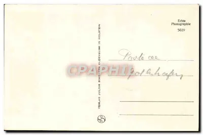 Gotenhafen, Postamt — edifício administrativo — Verlag Julius Simonsen, série 5029 — Verso