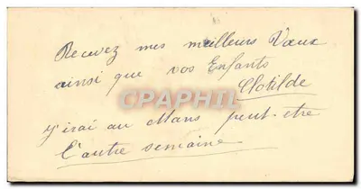 Paisagem invernal — vista de montanha nevada — carta de boas-vindas — Verso