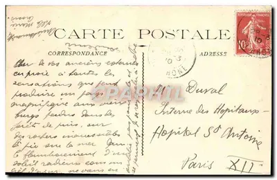 Cassis (B.-du-Rh.) - Calanque de l'Oule — A. JAMON Wyd. — Rewers