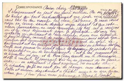 Châtel-Guyon — Dolina Bez Troski, widok z Chalussel — LL — Rewers