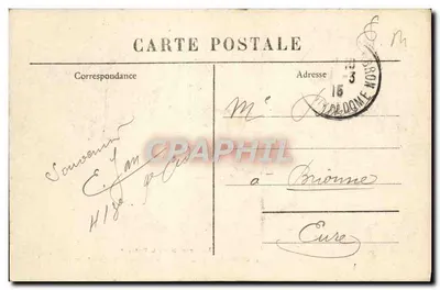 A Trincheira do Estreito — Estrada de Ardes-sur-Couze para St-Germain-Lembron — Le Puy-de-Dôme Illustré n°5161 — Verso