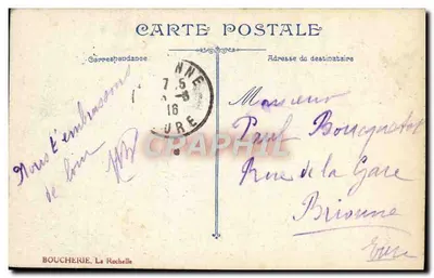 La Rochelle - Hotel de Ville - Widok z zewnątrz — Boucherie, La Rochelle — Rewers