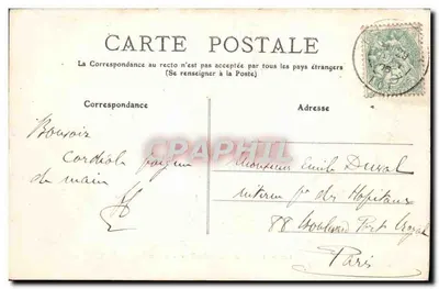 Rocamadour en de Vallei — Lot — 3 — Fototipie Bessot en Guionie, Brive — Achterkant
