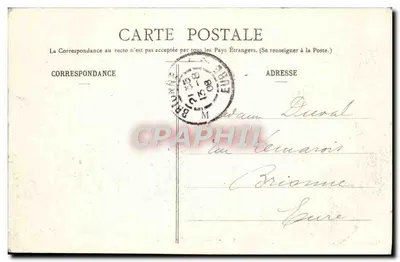 La Gura e o Mont Pourri — vista alpina — editor Chrié, n° 1546 — Verso