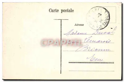 Col de Balme, 2201 m, i Mont-Blanc 4810 m — Wydawnictwo Louis Burgoy, Lausanne 4675 — Rewers