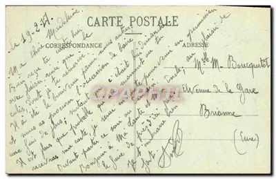Bayon — Zamek — wydawca J. F. Escapin, nr 400 — Rewers