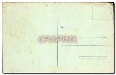 पुराना पोस्टकार्ड नैसी पैलिस डू गवर्नमेंट एट एग्लिस सेंट एप्व्रे — पीछे