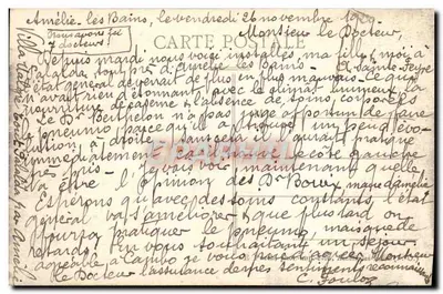 Amélie-les-Bains (Pyr.-Or.) — O Velho Ponte de Palalda — editor desconhecido, n° 17 — Verso