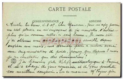 Amélie-les-Bains — Ein Stück der Stadt — Rückseite