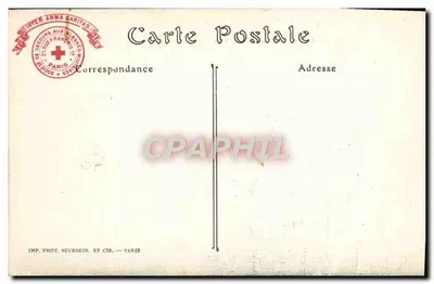 Mont-des-Oiseaux (perto de Hyères) — «Sociedade de Socorro aos Feridos Militares» — Casa de Recuperação. Villas que dependem dela. — Imp. Phot. Neurdein e Cie, Paris — Verso
