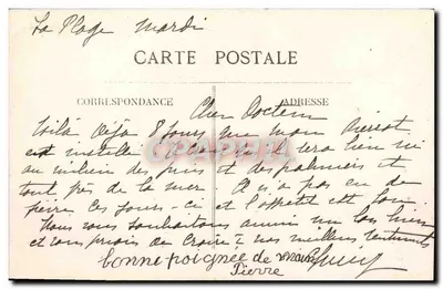 Hyères — 51. Palmiers do Galoupe — No fundo, a Baía dos Salins e a Ponta das Mèdes — Verso