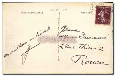 NICE — Promenade des Anglais i Pałac Jetée — wydawca ADIA IMP. — N° 314 — Rewers