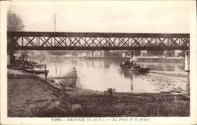 Draveil (S.-et-O.) — O Ponte e a Sena — 8.086