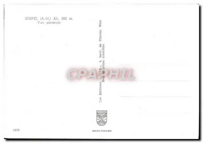 Sospel (A.-M.) — Widok ogólny — Les Editions Diplôme, Nice — Rewers