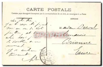 Paris - Hospital Trousseau - Pavilhão dos Internos — Papeterie-Mercerie, editor — Verso