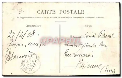 PARIS — Hôpital Broussais, allgemeiner Blick — C. Marmoutier, Paris, n°740 — Rückseite