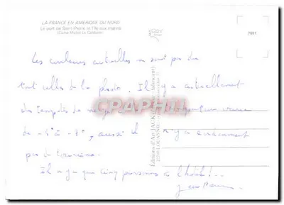 सेंट-पियर एंड मिकुएलॉन — मारिनर्स के पोर्ट — आर्ट एडिशन जैक, 7891 — पीछे