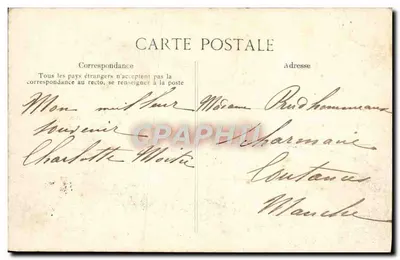 Poitiers — Panorama tirado das Dunas — Editor não identificado, número de série não visível — Verso
