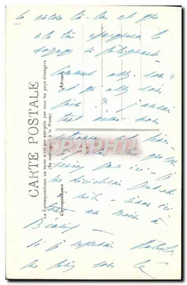 Fronton wysokiego Cambo w Cambo-les-Bains — Rewers