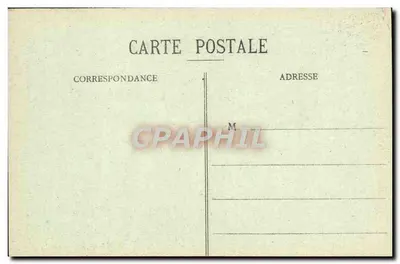 Hyères - Rue Paradis — vista sob um arco de pedra com igreja no fundo — editor Pa. fomerie Chambourlier, n° 254 — Verso