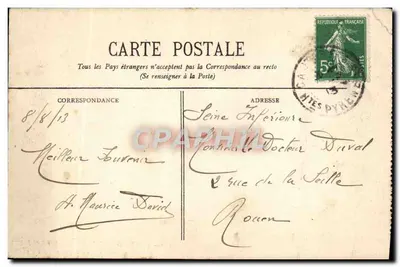 Most Meyaba - Le Pégüère - BR - Droga z Cauterets do Pierrefitte — Rewers
